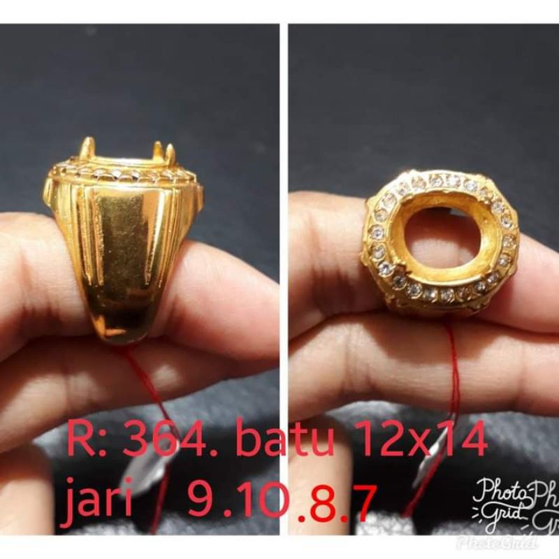 Ikat ring emban perunggu model eropa