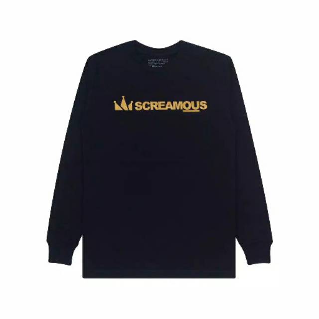 Screamous KAOS LONGSLEEVE LEGEND GOLD ON BLACK Original
