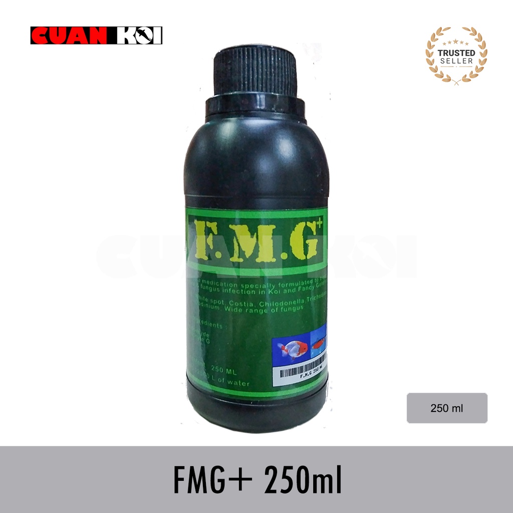 obat jamur flashing parasit ikan koi FMG+ 250ml