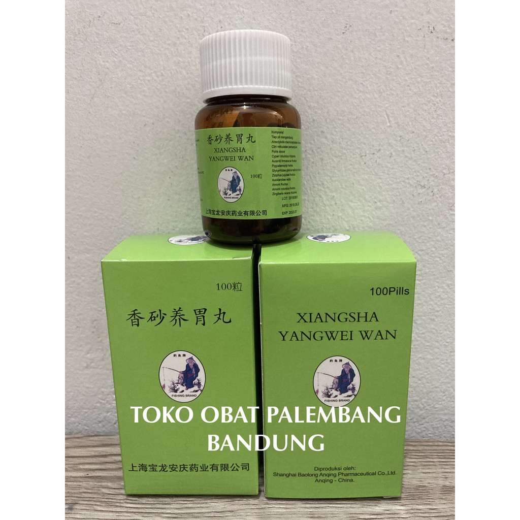 Xiangsha Yangwei Wan 100pills Shanghai Anqing Xiang Sha Yang Wei Wan Maag Kembung Mual Lambung Shopee Indonesia