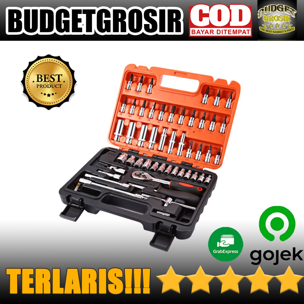 Peralatan Set Kunci Pas 53 in 1 - G-10025--SATAGOOD