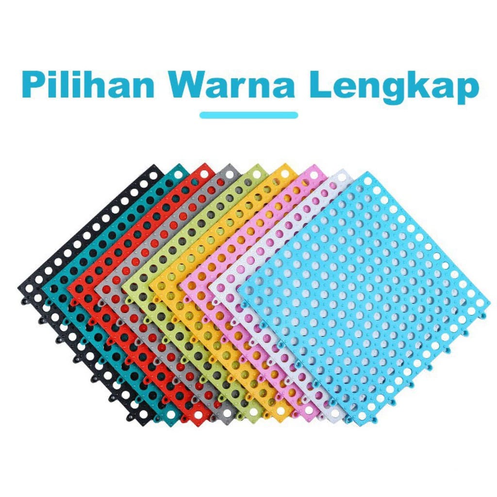 MILIKI SEGERA KARPET KAMAR MANDI ANTI SLIP POLKADOT KARPET ANTI LICIN DAPUR MAT NON SLIP Karpet Kamar Mandi Anti Licin 30x30CM BISA COD