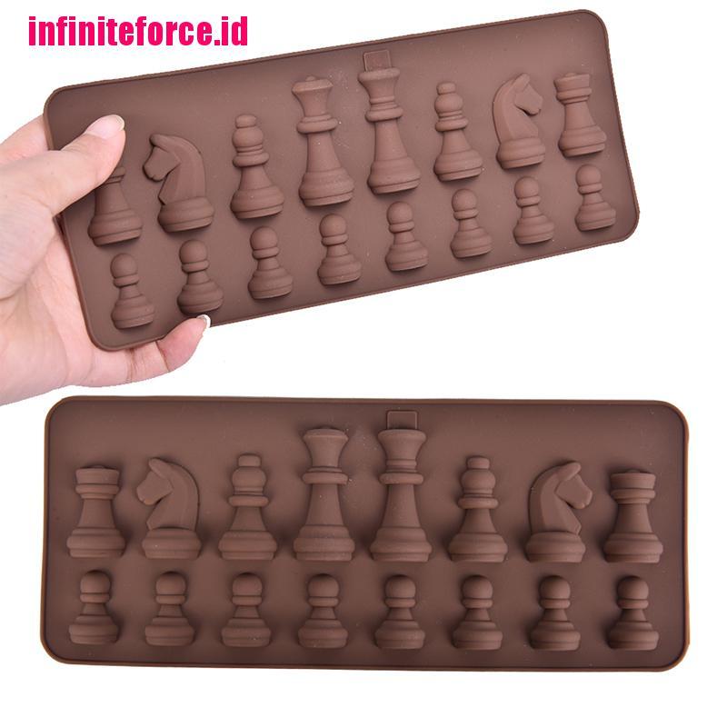 1PC New Chess Silicone Chocolate Molds DIY Cake Decorating Kitchen Cooking Tools