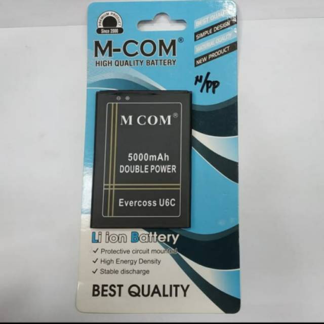 EVERCOSS U6C , EVERCOSS M40 , EVERCOSS U50A MAX baterai batt battery battle mantul murah meriah