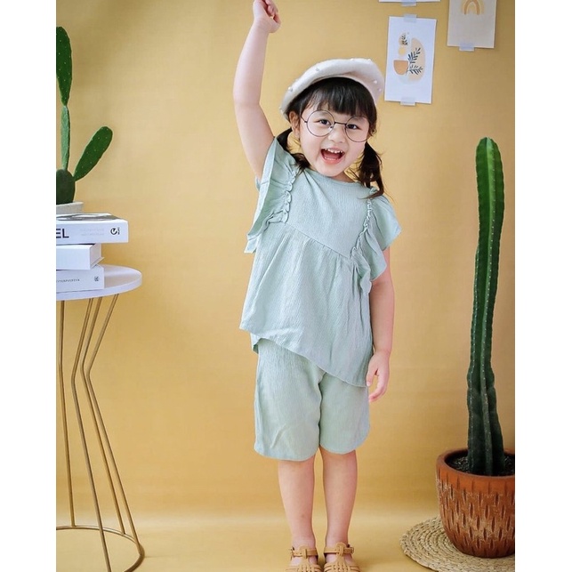 Setelan Anak Monalisa Hooney bee Smilee Original Super Premium Pakaian Anak Perempuan Termurah