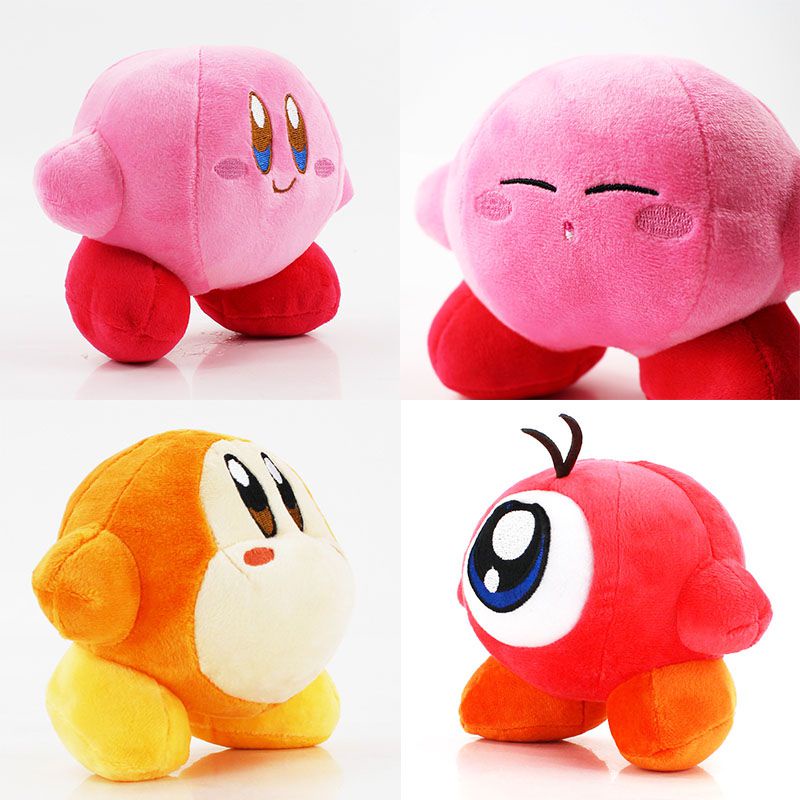 14cm Mainan Kirby Adventure Plush Soft Doll Mini Stuffed Animals Toys Child Gift Home Decoration Boneka