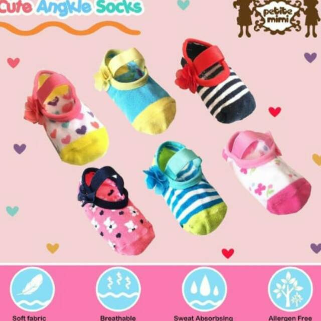 Kaos Kaki Baby Ankle Sock Petite Mimi