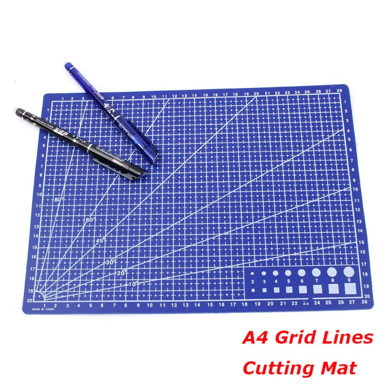 

INDORETAIL | 30*22 Cm Cutting Mats A4 Grid Dua Sisi Desain Pelat Ukiran Model Dimediasi Knife Skala