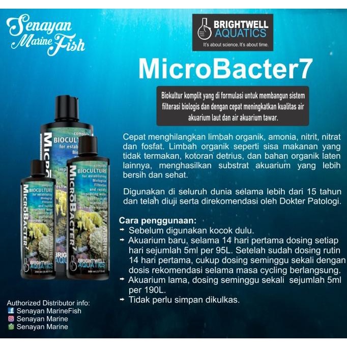 Brightwell Microbacter7 (Mb7) 125Ml (Bakteri Komplit)