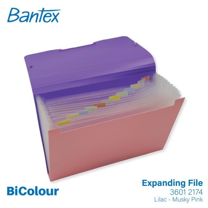 

Office & Stationery | Document Organizer | Expanding File Bantex Folio Two Tone - 3601 | Best Seller
