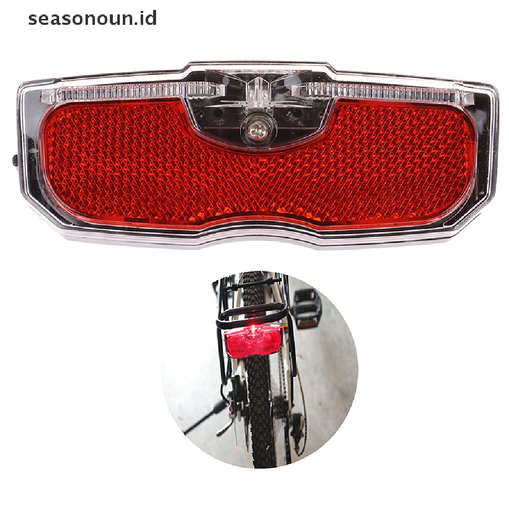 (seasonoun) 1pc Lampu Belakang Sepeda Anti Air