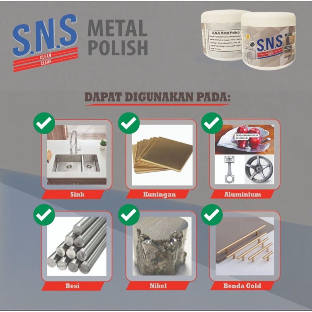 SNS Pembersih Anti Noda / Anti Kerak