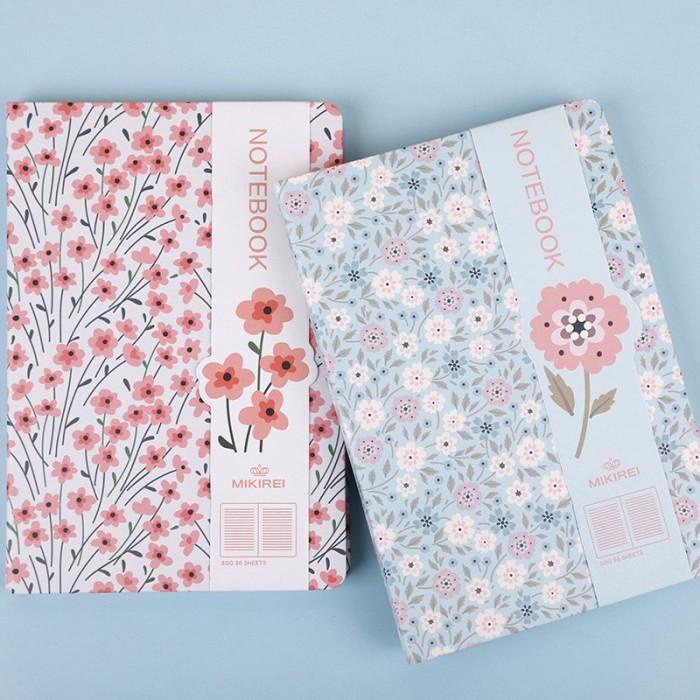 

Diary | Buku Tulis / Notebook Motif Bunga Hardcover Tebal|Buku Diary / Catatan