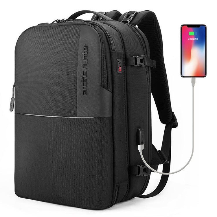 Tas Arctic Hunter B00382 Ransel Travel Laptop 14 17 USB Detachable