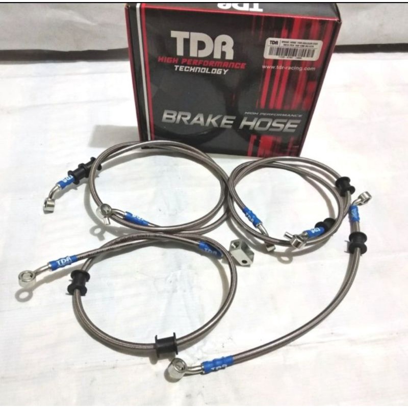 SELANG REM SET TDR RACING DEPAN BELAKANG PCX NON ABS