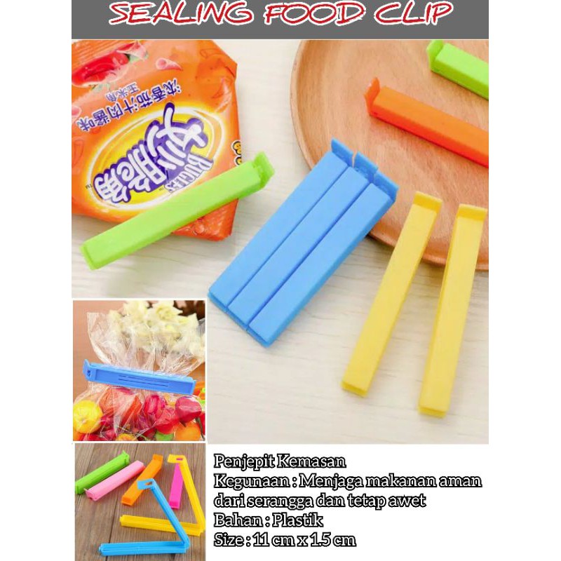 Penjepit Makanan Sealer Klip Food Clip