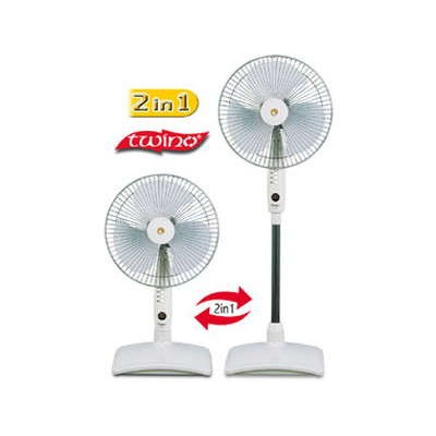 Kipas Angin Cosmos 2in1 16-SN Twino Berdiri/Stand Fan 16 inch 45 W meja