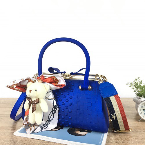 Tas jelly behel 2 tali Tas jelly matte Jelly bag Tas import batam Handbag Jelly matte behel BOM4123