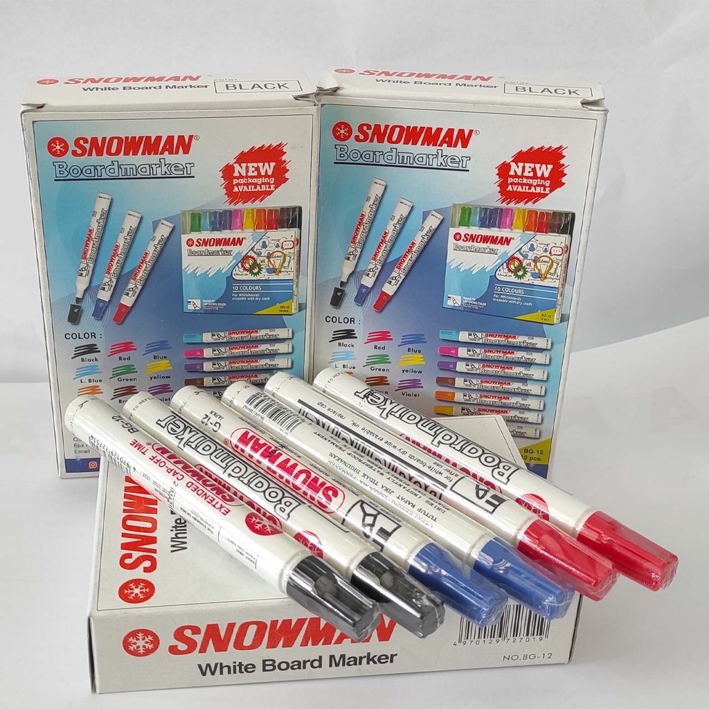 

Spidol Snowman papan tulis / spidol snowman bisa dihapus BG-12