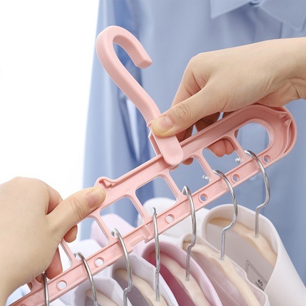 Hanger Gantungan Pakaian 8 In1 Gantungan Multifungsi Susun Handuk Hanger Jilbab 263