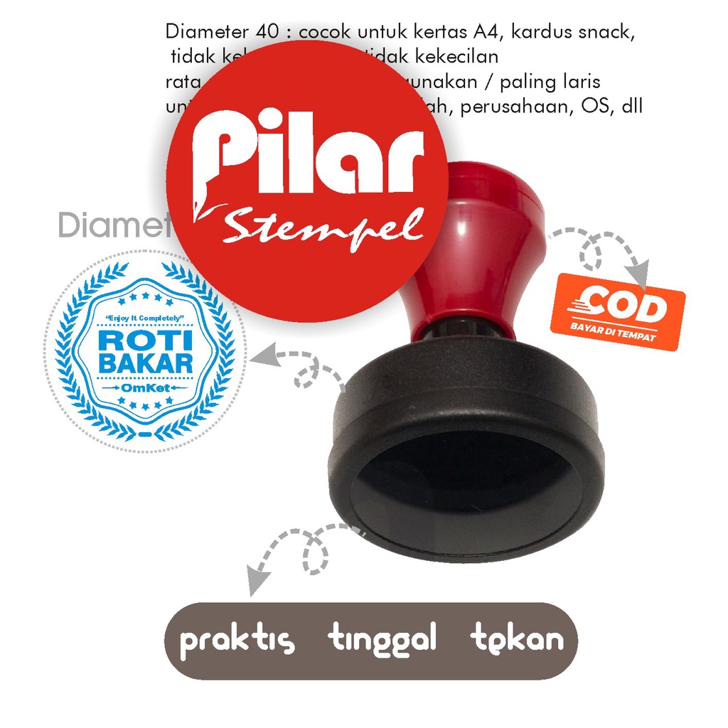

STEMPEL, ALAT TULIS BAK STEMPEL CUSTOM OTOMATIS WARNA GAGANG MERAH KOTAK BULAT MURAH INSTANSI PERUSAHAAN HARGA JOGJA
