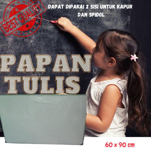 

^^^^^] PAPAN TULIS/ WHITE BOARD DUA SISI SPIDOL DAN KAPUR 60 X 90 cm