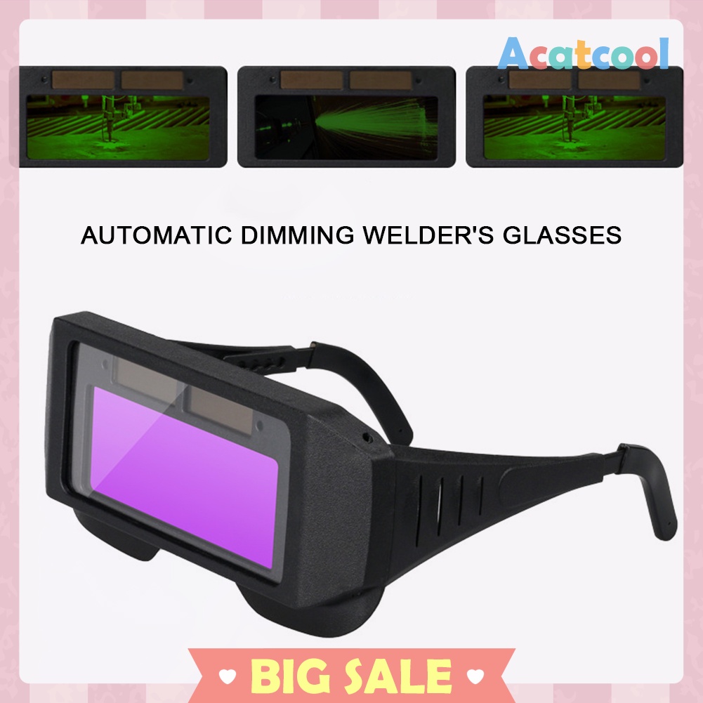 Auto Darkening Welding Mask Helmet Goggles Automatic Dimming Welder Glasses