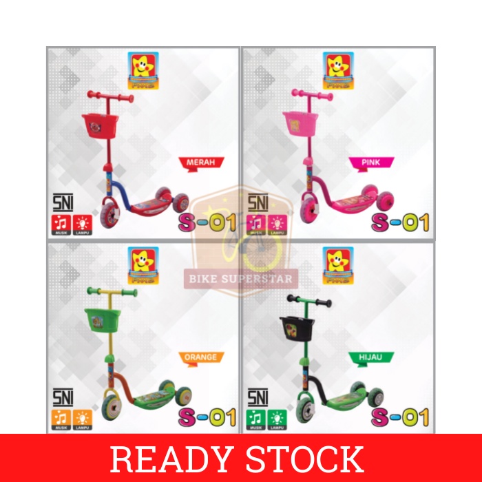 Scooter Skuter Otoped Anak Roda 3 PMB S01