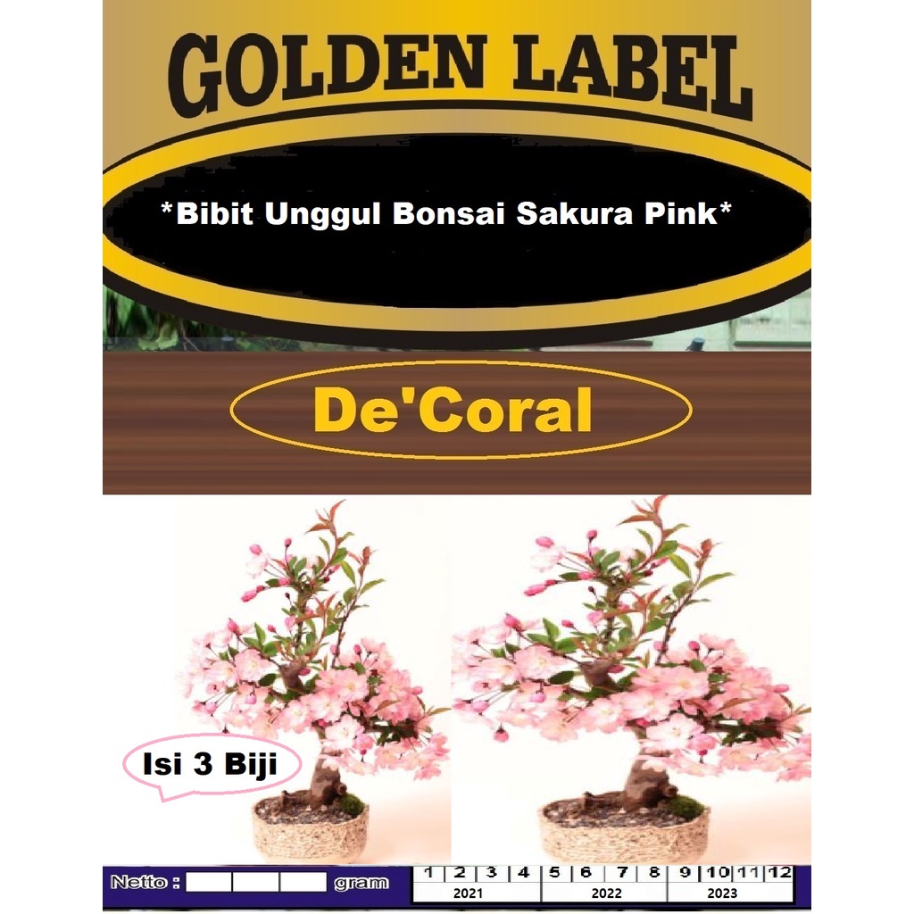 Bibit Bonsai Sakura Pink | Benih Bonsai Sakura Pink | Bibit Bunga Sakura