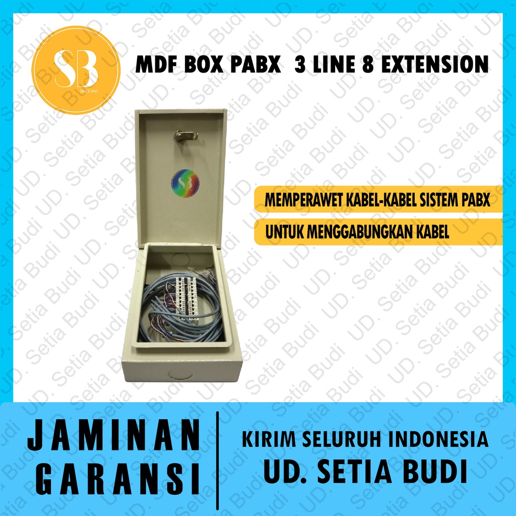 MDF Box PABX 3 Line 8 Extension