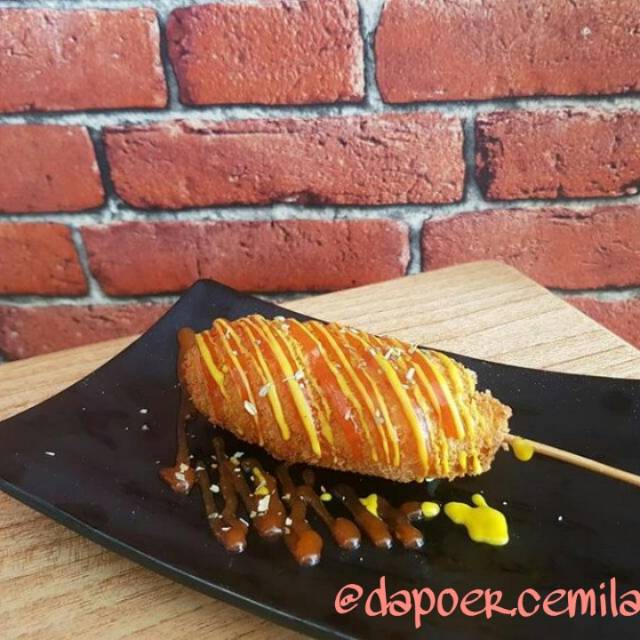 

corndog mozarella saos mayonaise