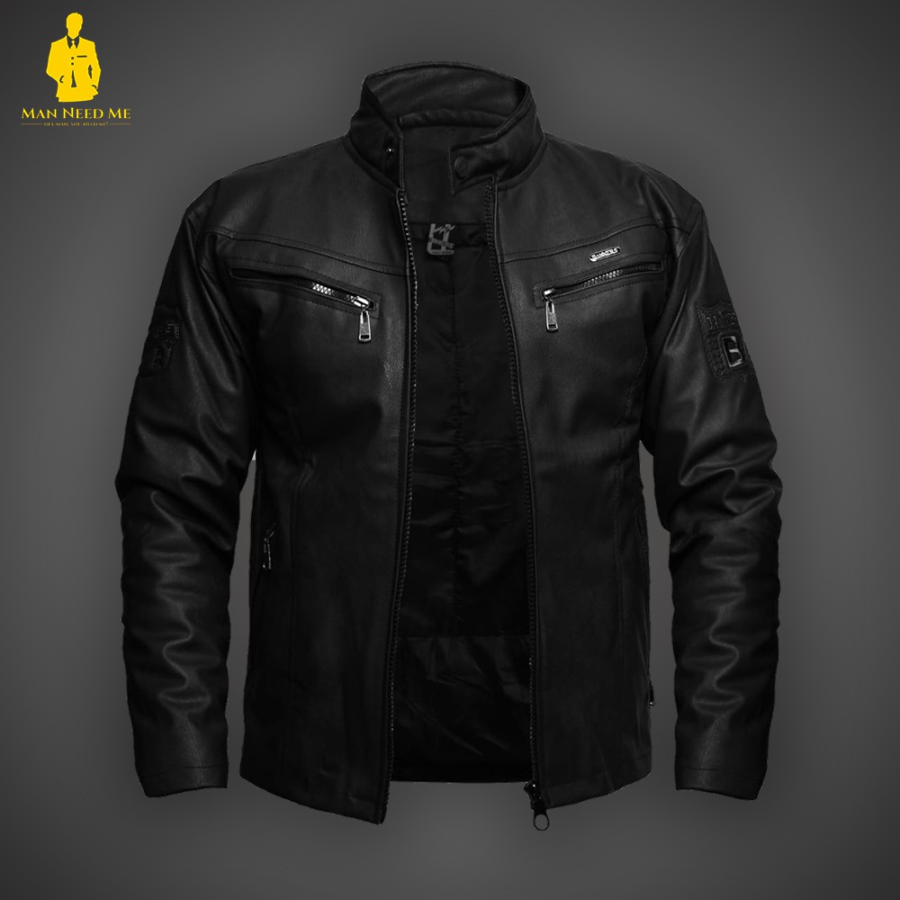 Jaket Pria | Jaket Motor Pria | Jaket Kulit Pria Hitam ORIGINAL