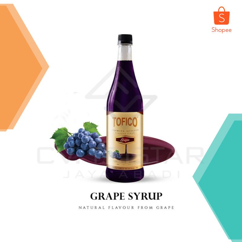 

Tofico Syrup Anggur - Grape 1000ml