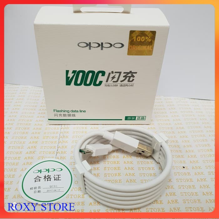 Kabel Data Charger Oppo R5 R7 R7s Find 7 VOOC Micro Usb Original