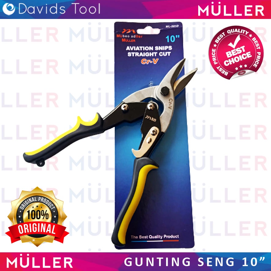 Gunting Baja Ringan Seng Holo Galvalum Hollow 10 Inch Muller