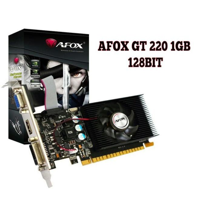 VGA AFOX Nvidia Geforce ( GT220 1GB DDR3 128 Bit )