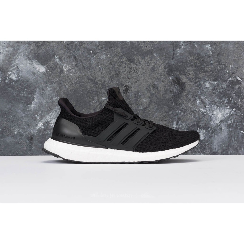 ADIDAS UltraBoost 4.0 Core Black White Original Perfect Kick PK