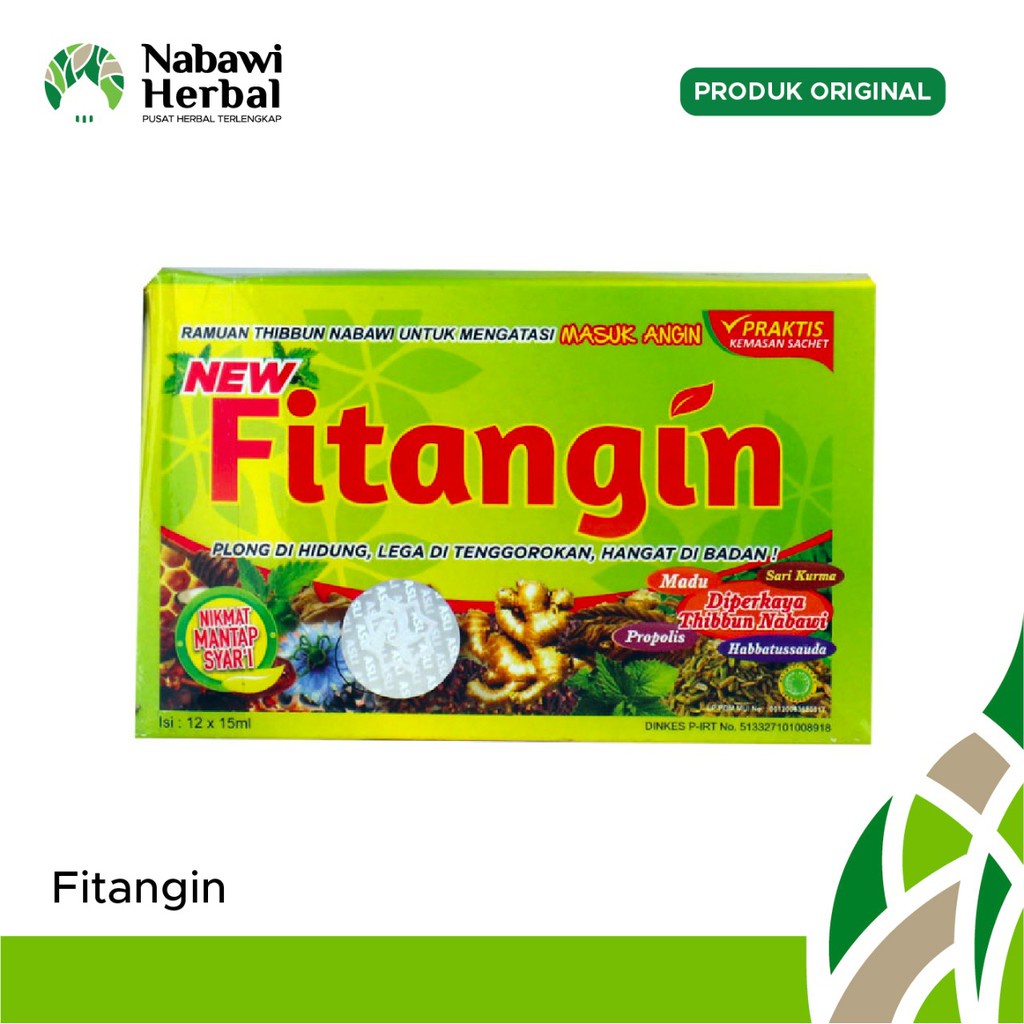 

Fitangin Minuman Herbal Obat Masuk Angin