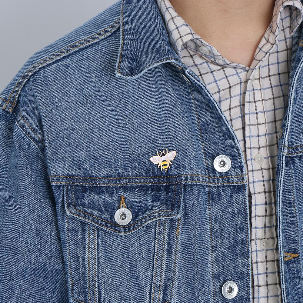 Bros Pin Enamel Bentuk Sarang Lebah Untuk Aksesoris Fashion Wanita