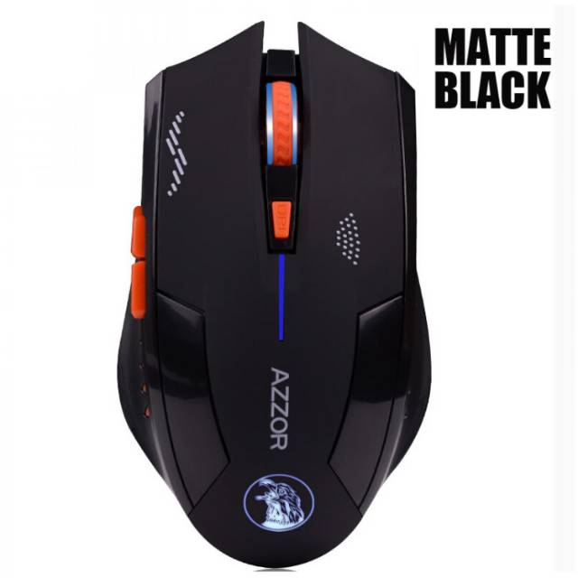 Azzor Mouse Gaming Wireless Rechargeable USB 2400 DPI 2.4G