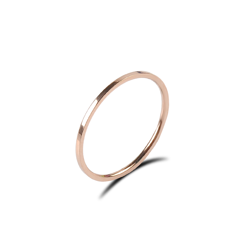 【COD Tangding】Size 3-10 Glossy Simple Ring Korea Fashion Accessories