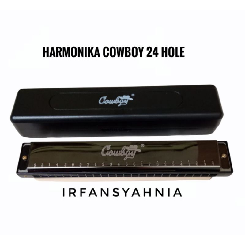 HARMONIKA COWBOY 24 HOLE NADA C HARMONICA