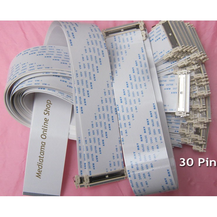30 Pin LCD LED Display Screen Flexible Cable AWM 20706 105C 60V VW-1