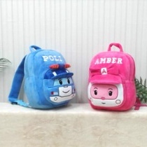 Tas Ransel Sekolah Anak SD 2Rest Robocars Poli Amber L/Tas Karakter/Kado Tas Anak