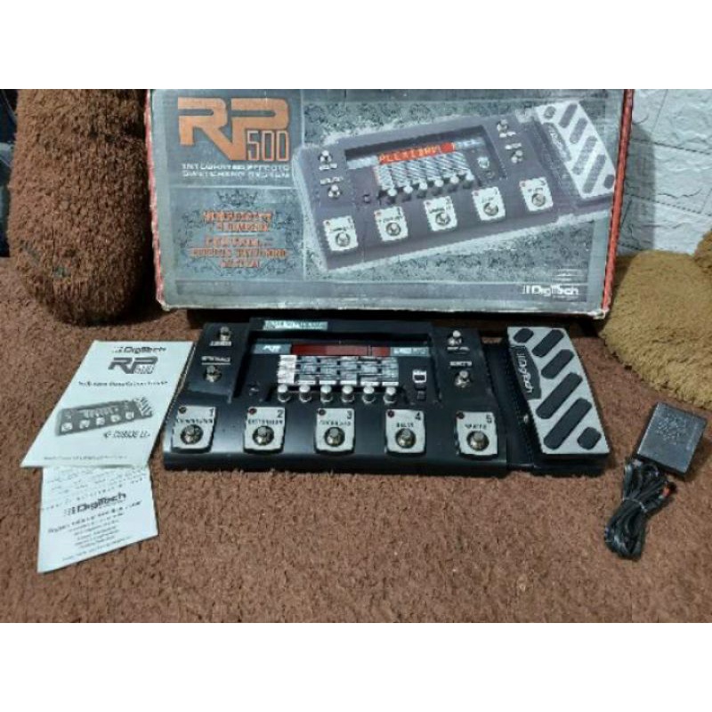 Efek Gitar DigiTech RP500 multiple effects pedal fx guitar digital