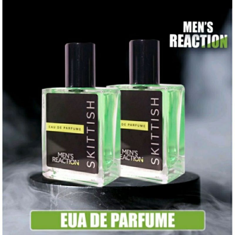 (COD) Minyak Wangi Skiitish Men's Reaction Original 3 Aroma Memikat Wanita Terlaris