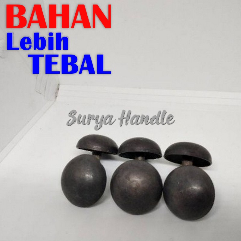 Paku Pines 4Cm Tarikan Gagang Pintu Kuningan Aksesories Gebyok Kuno