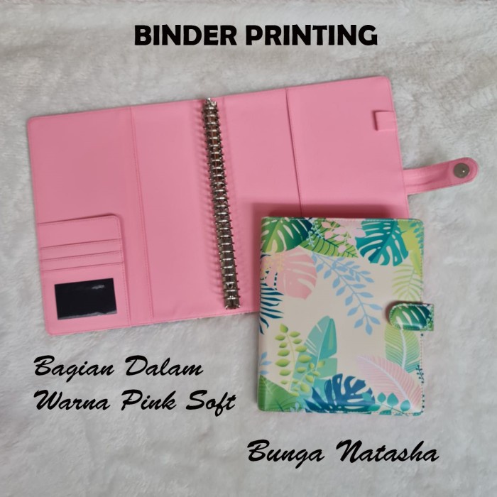 

Hemat Binder Printing Motip Bunga A5 & B5 Terlaris