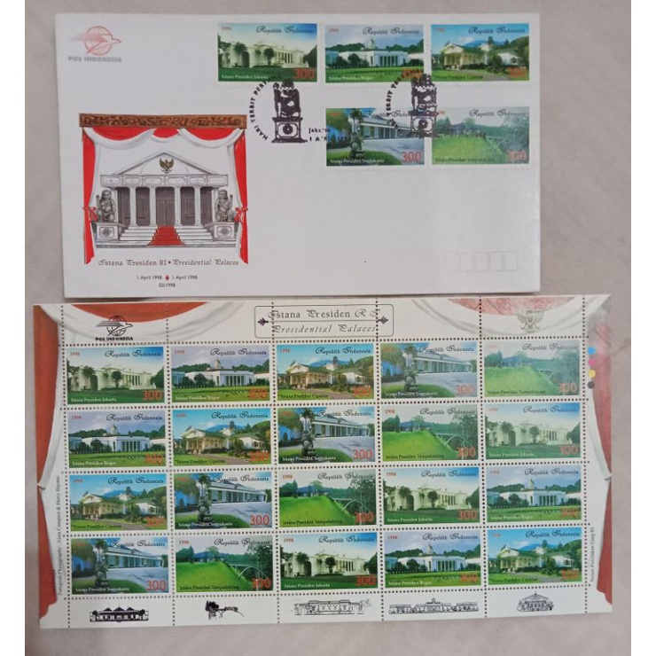 prangko dan SHP istana presiden