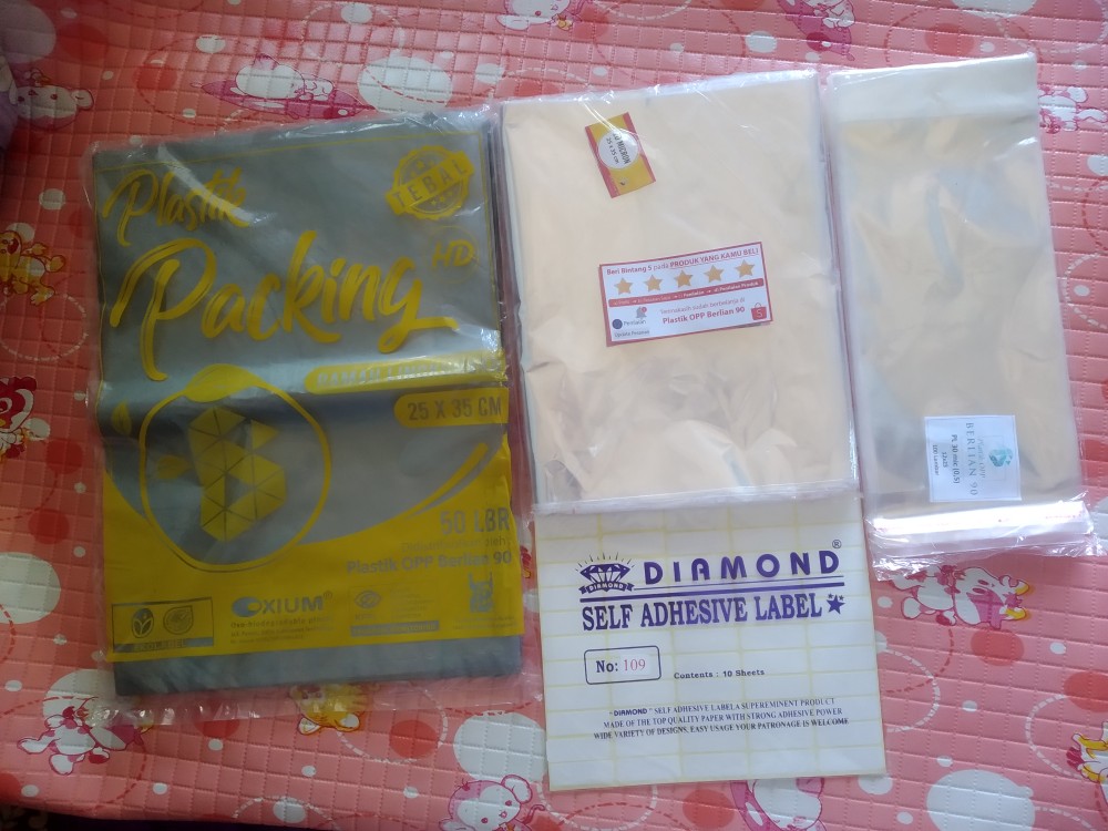 Plastik Packing 25 X 35 Cm / Plastik Hd Tanpa Plong Termurah